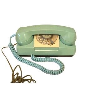 VINTAGE 1977 GTE Automatic Electric STARLITE Mint Green Rotary Desktop Telephone